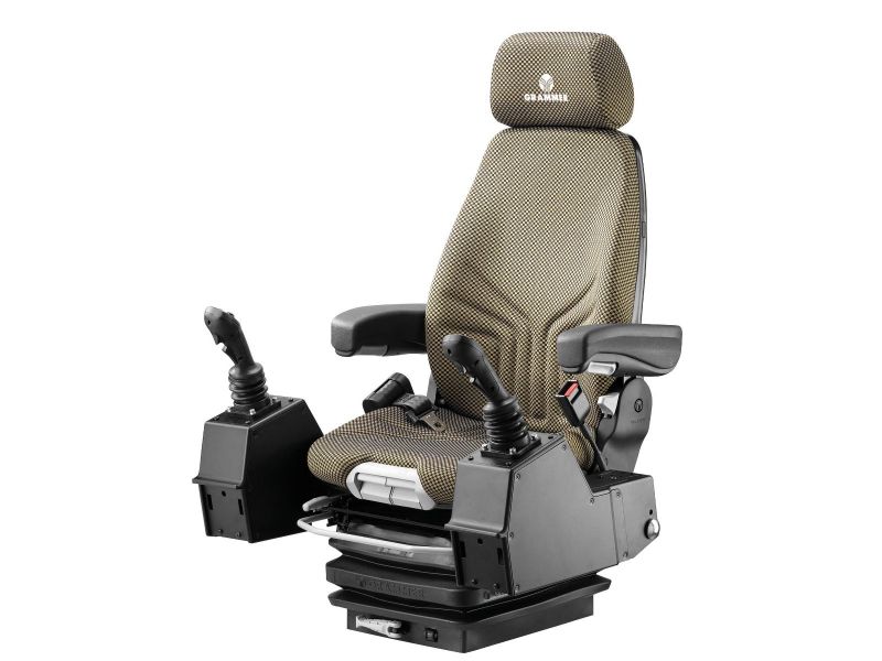 Bouwmachinestoel Actimo M PVC met stuurbakken 1047730